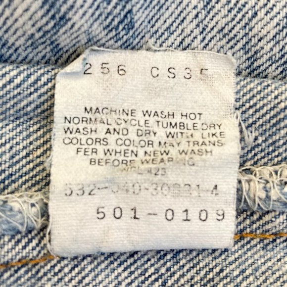 Vintage Levi 501 Acid Wash Jeans Made In USA - Picture 10 of 10